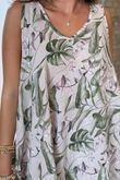Made in Italy Tiki Pure Cotton Midi Dress Rosewater /37 =